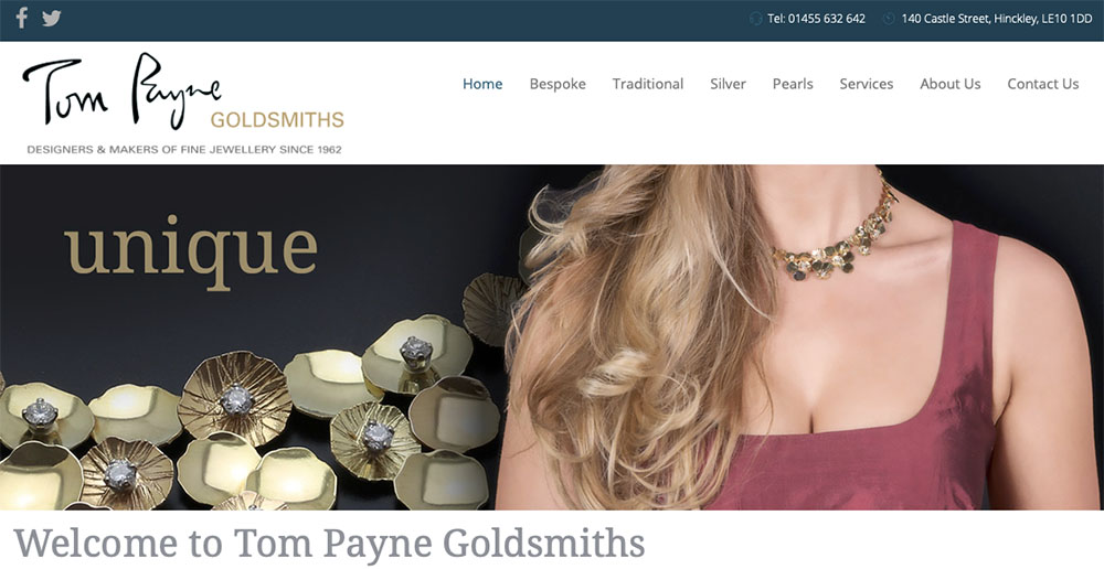 Tom Payne Goldsmiths Website